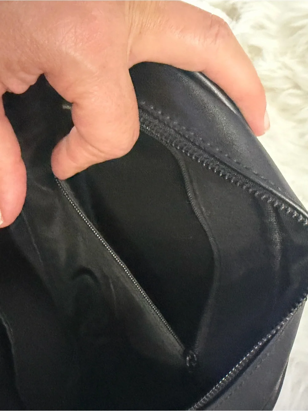 True Religion Matte Black Signature Crossbody Camera Bag